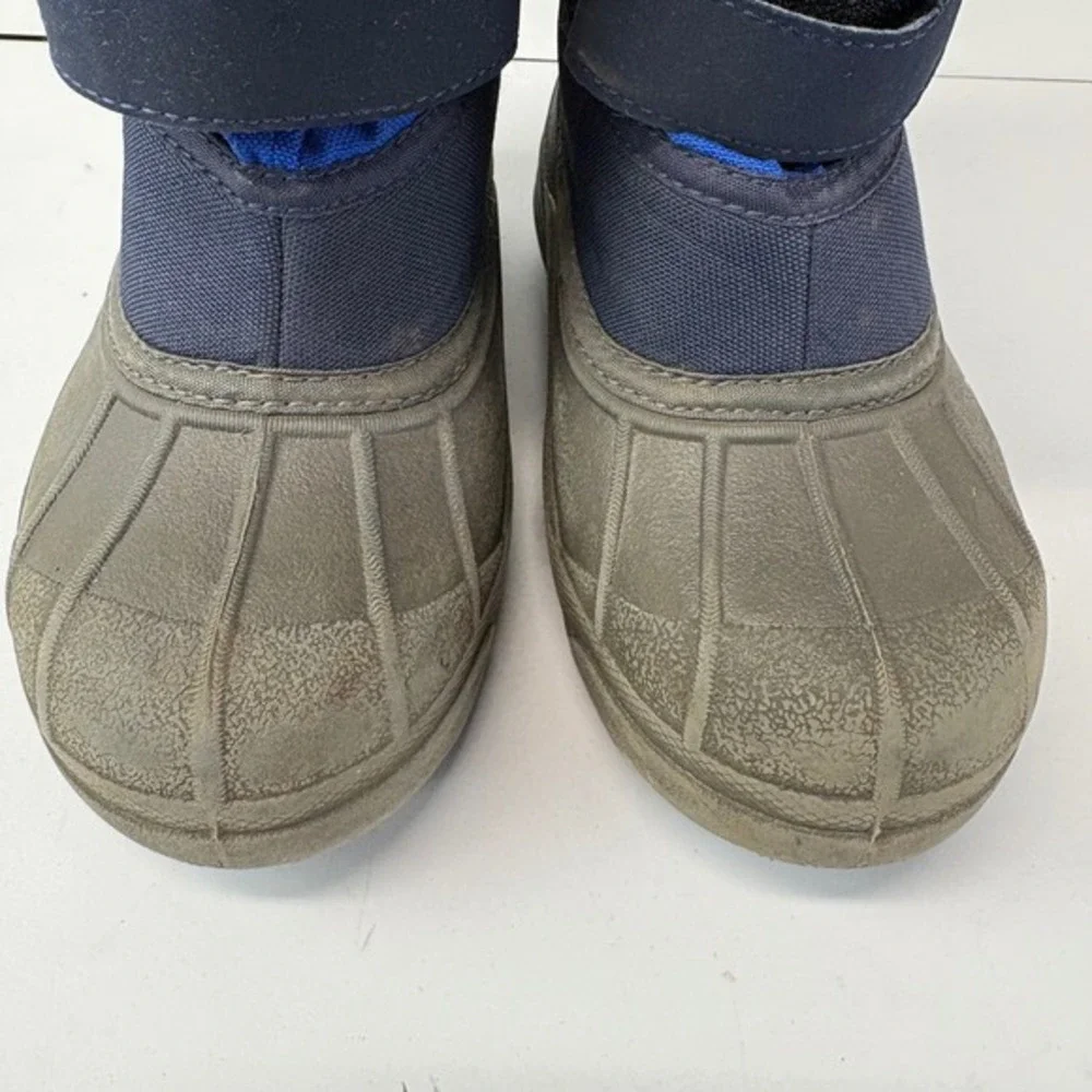Columbia Winter Snow Boots‎ Little Kid Size 13 Blue Gray Waterproof